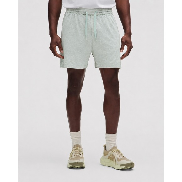 lululemon athletica Other - Lululemon Soft Jersey 5" Shorts Men's XS Mint Green Stretch Athletic Running